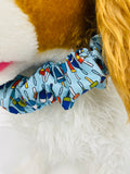 Scrunchie RUFF dog collar - CLEMENTINE - LEO & SEA collection