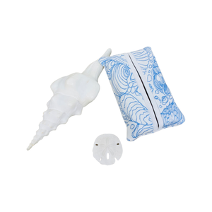 Pocket Tissue Holders - Sea Shell Toile Collection