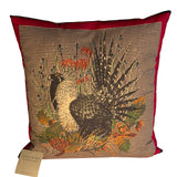 Pillow - Vintage Grouse Wild Bird Pillows - 18 x 18