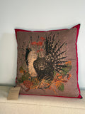 Pillow - Vintage Grouse Wild Bird Pillows - 18 x 18