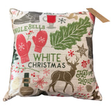 HOLIDAY SAYINGS and IMAGES PILLOW 11x11