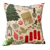 HOLIDAY SAYINGS and IMAGES PILLOW 11x11