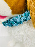 Scrunchie RUFFLE dog collar - CLEMENTINE - LEO & SEA collection