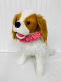 Scrunchie RUFF dog collar - GINGHAM COLLECTION