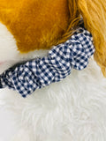 Scrunchie RUFF dog collar - GINGHAM COLLECTION