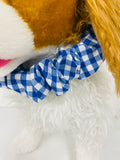 Scrunchie RUFF dog collar - GINGHAM COLLECTION