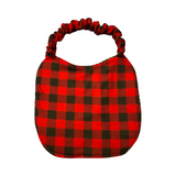 Drool Bibs (Reversible) for Large Breed Dogs - Red & Black Buffalo Plaid